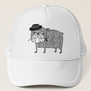 Disappointed Bulldog: Sad Romance Trucker Hat