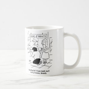Disappointed husband in Beauty Salon Coffee Mug