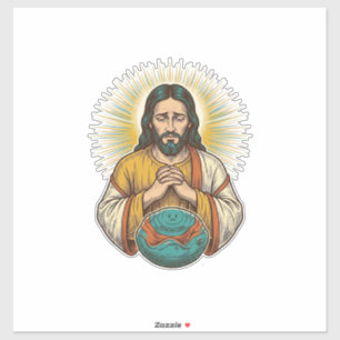 Disappointed Jesus Deflated Exercise Ball Gym Fail