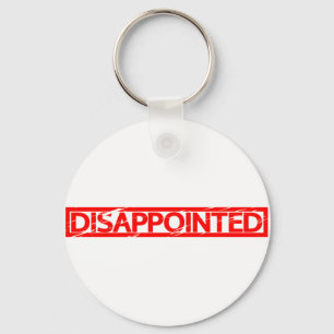 Disappointed Stamp Key Ring