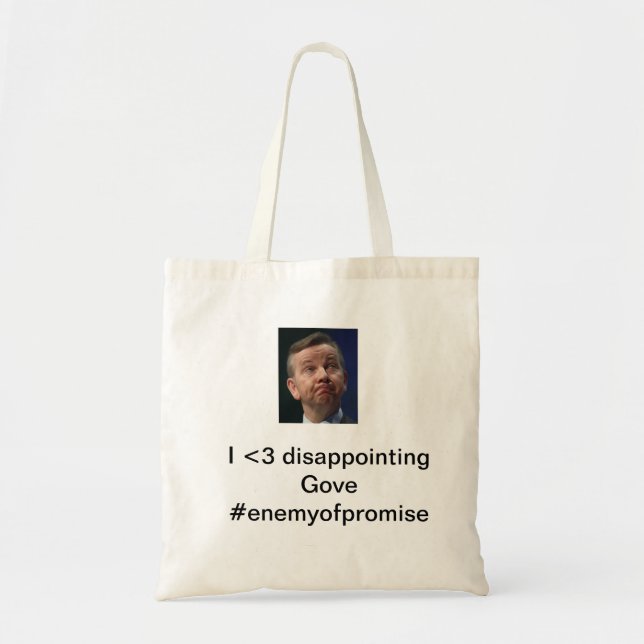 Disappointing Gove Tote Bag (Front)