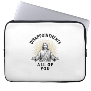 Disappointments All Of You Vintage Religious Shirt Laptop Sleeve