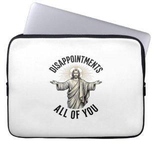 Disappointments All Of You Vintage Religious Shirt Laptop Sleeve