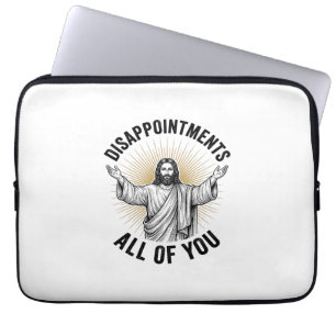 Disappointments All Of You Vintage Religious Shirt Laptop Sleeve