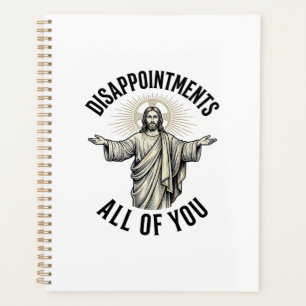 Disappointments All Of You Vintage Religious Shirt Planner