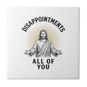 Disappointments All Of You Vintage Religious Shirt Tile