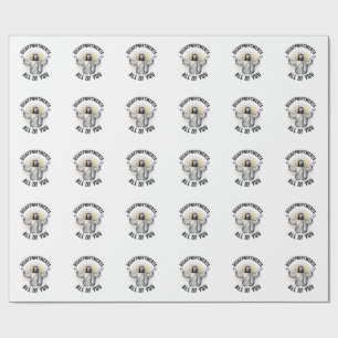 Disappointments All Of You Vintage Religious Shirt Wrapping Paper