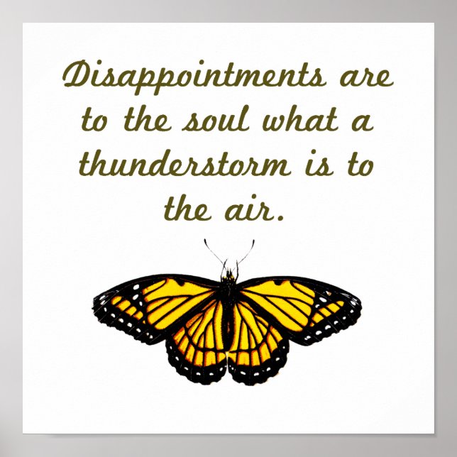 Disappointments Are To The Soul Poster (Front)