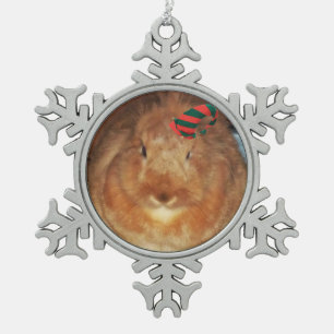 Disapproving Bunny Rabbit Ornament