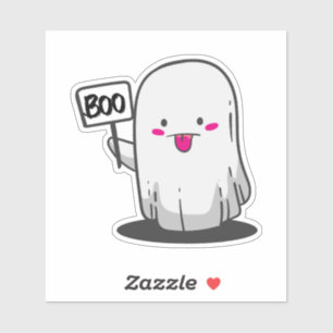 Disapproving Ghost Sticker, Halloween Ghost