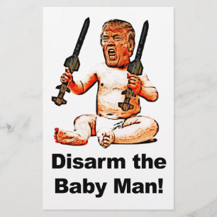 Disarm the Baby Man Stationery