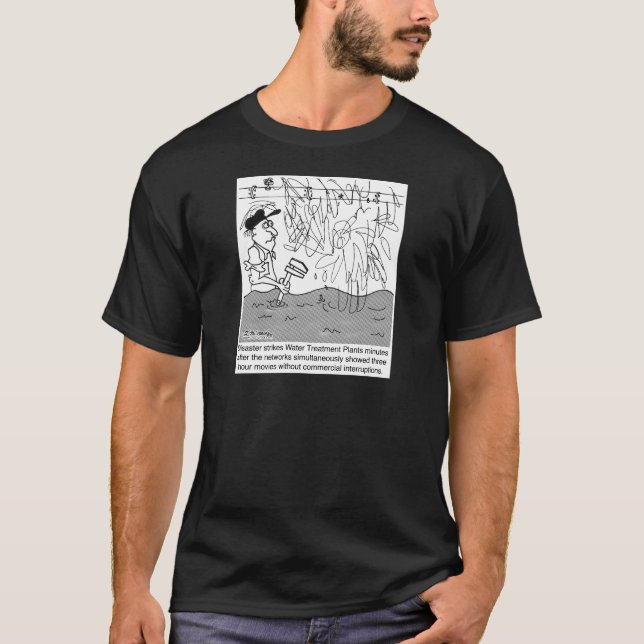 Disaster At A Sewage Plant After A 4 Hour Movie T-Shirt (Front)
