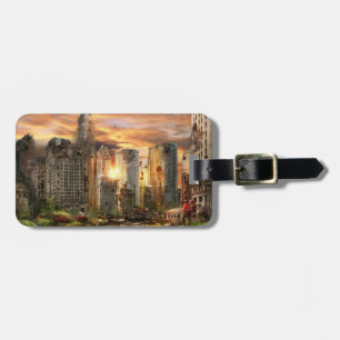 Disaster - Chicago, IL - Gotta walk the dog Luggage Tag