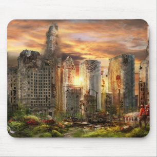 Disaster - Chicago, IL - Gotta walk the dog Mouse Mat