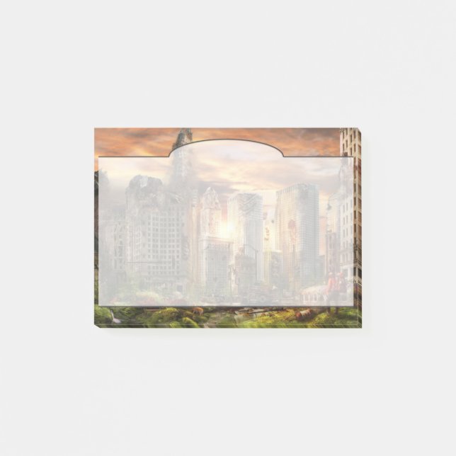 Disaster - Chicago, IL - Gotta walk the dog Post-it Notes (Front)