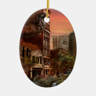 Disaster - Pittsburgh, PA - The Y2K Bug Ceramic Tree Decoration