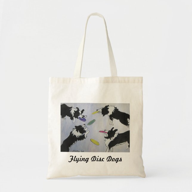 Disc Dog Tote Bag (Front)