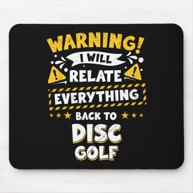 Disc Golf _11  Mouse Mat (Front)