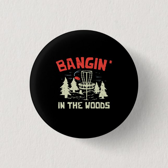 Disc Golf 3 Cm Round Badge (Front)