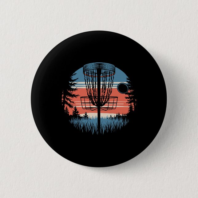 Disc Golf _6  6 Cm Round Badge (Front)