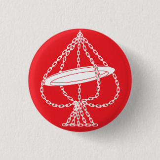 Disc golf ace 3 cm round badge