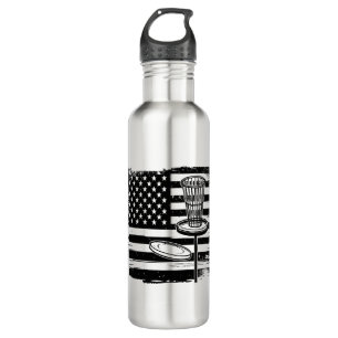 Disc Golf American Flag 710 Ml Water Bottle