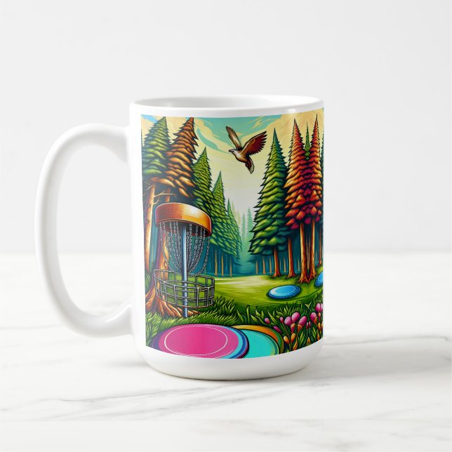 Disc Golf and Eagle themed   Coffee Mug (Left)