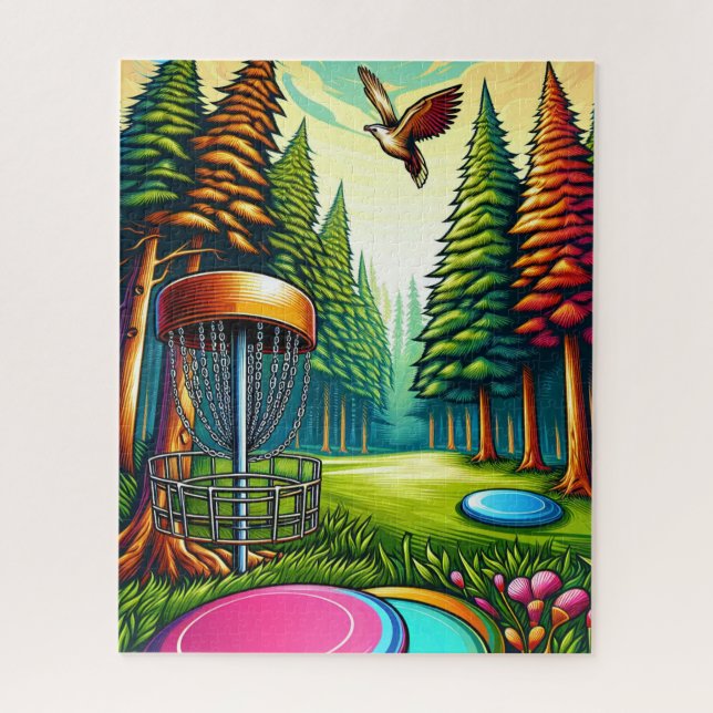 Disc Golf and Eagle themed   Jigsaw Puzzle (Vertical)