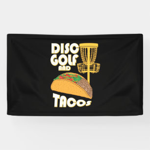 Disc Golf And Tacos Banner