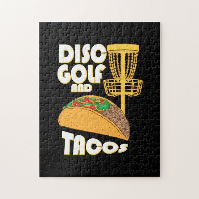 Disc Golf And Tacos Jigsaw Puzzle (Vertical)