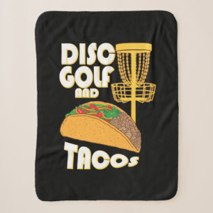 Disc Golf And Tacos Sherpa Blanket