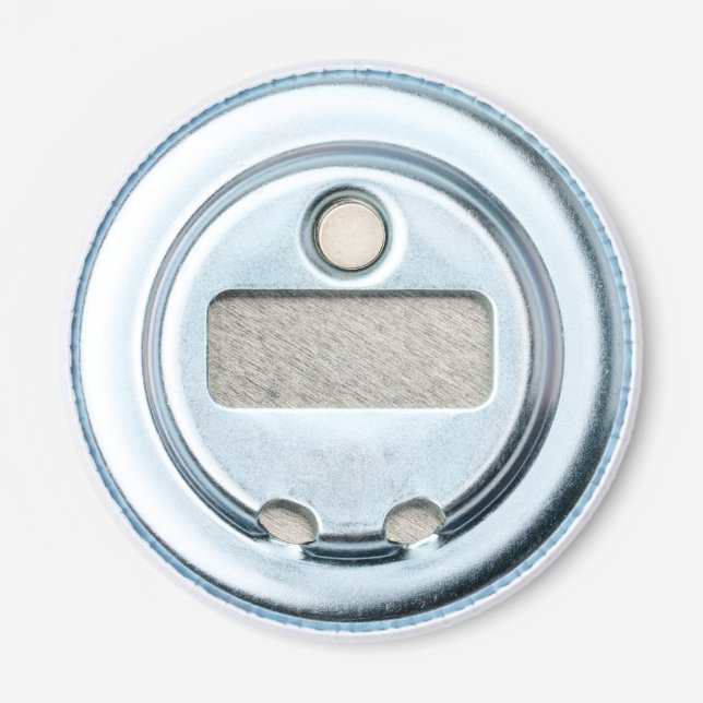 Disc Golf Art Bottle Opener (Back)