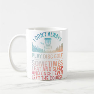 Disc Golf Art For Men Women Disc Golf Player Disc  Coffee Mug