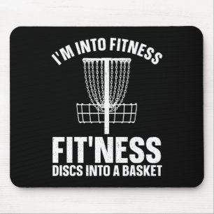 Disc Golf Art For Men Women Disc Golfer Player Dis Mouse Mat