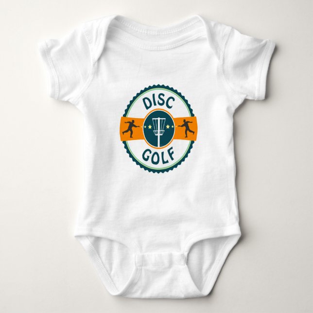 Disc Golf Baby Bodysuit (Front)