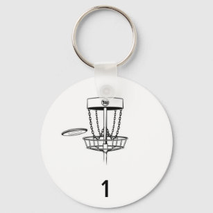 Disc Golf Bag Tag Key Ring
