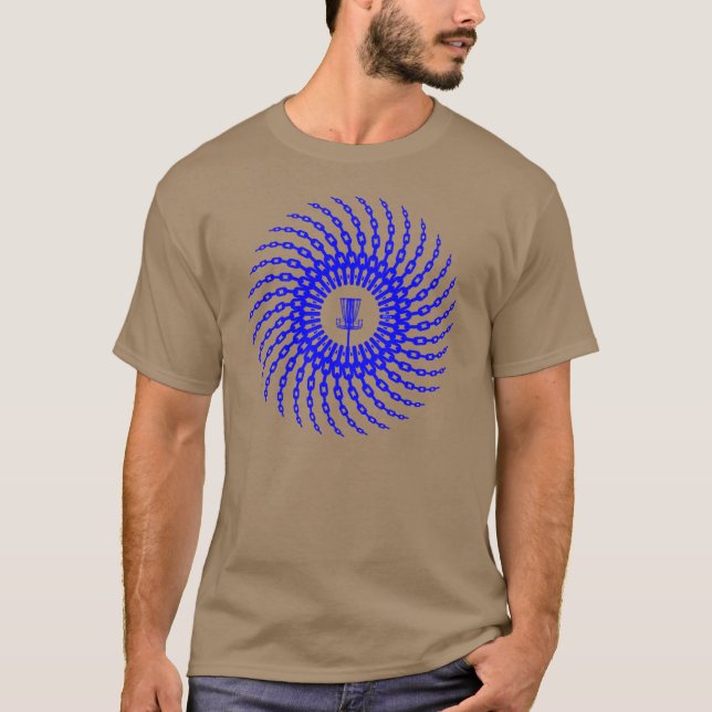 Disc Golf Basket Chains T-Shirt (Front)