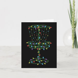 Disc Golf Basket Cool Disc Golf Frisbee Golfer Xma Card