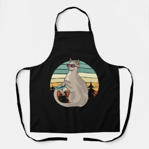 Disc Golf Basket Funny Cat Gift Player Apron