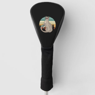 Disc Golf Basket Funny Cat Gift Player Head Cover