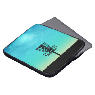 Disc Golf Basket Laptop Sleeve