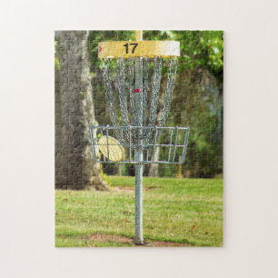 Disc Golf Basket Puzzle
