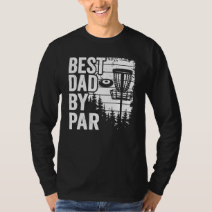 Disc Golf Basket Retro Daddy Vintage Best Dad By P T-Shirt