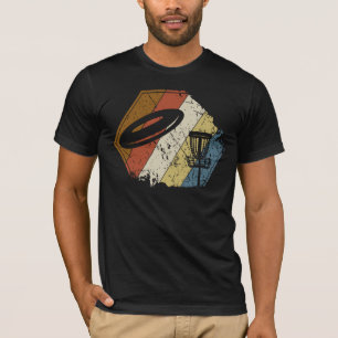 Disc Golf Basket Retro T-Shirt