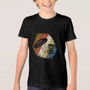 Disc Golf Basket Retro Tri-Blend Shirt