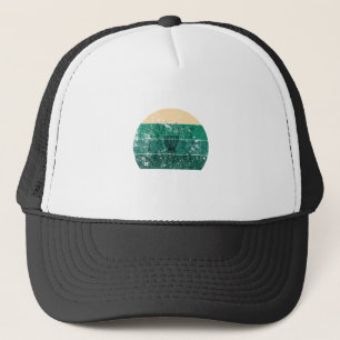 Disc Golf Basket Retro Trucker Hat