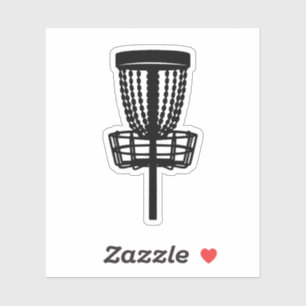 Disc Golf Basket Sticker