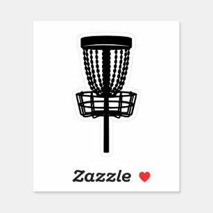 Disc Golf Basket Sticker