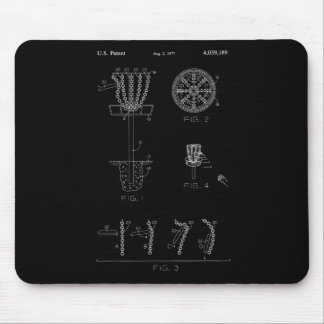 Disc Golf Basket Target Patent Design - Frolf  Mouse Mat