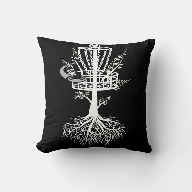 Disc Golf Basket Tree Frisbee Root Cushion (Front)